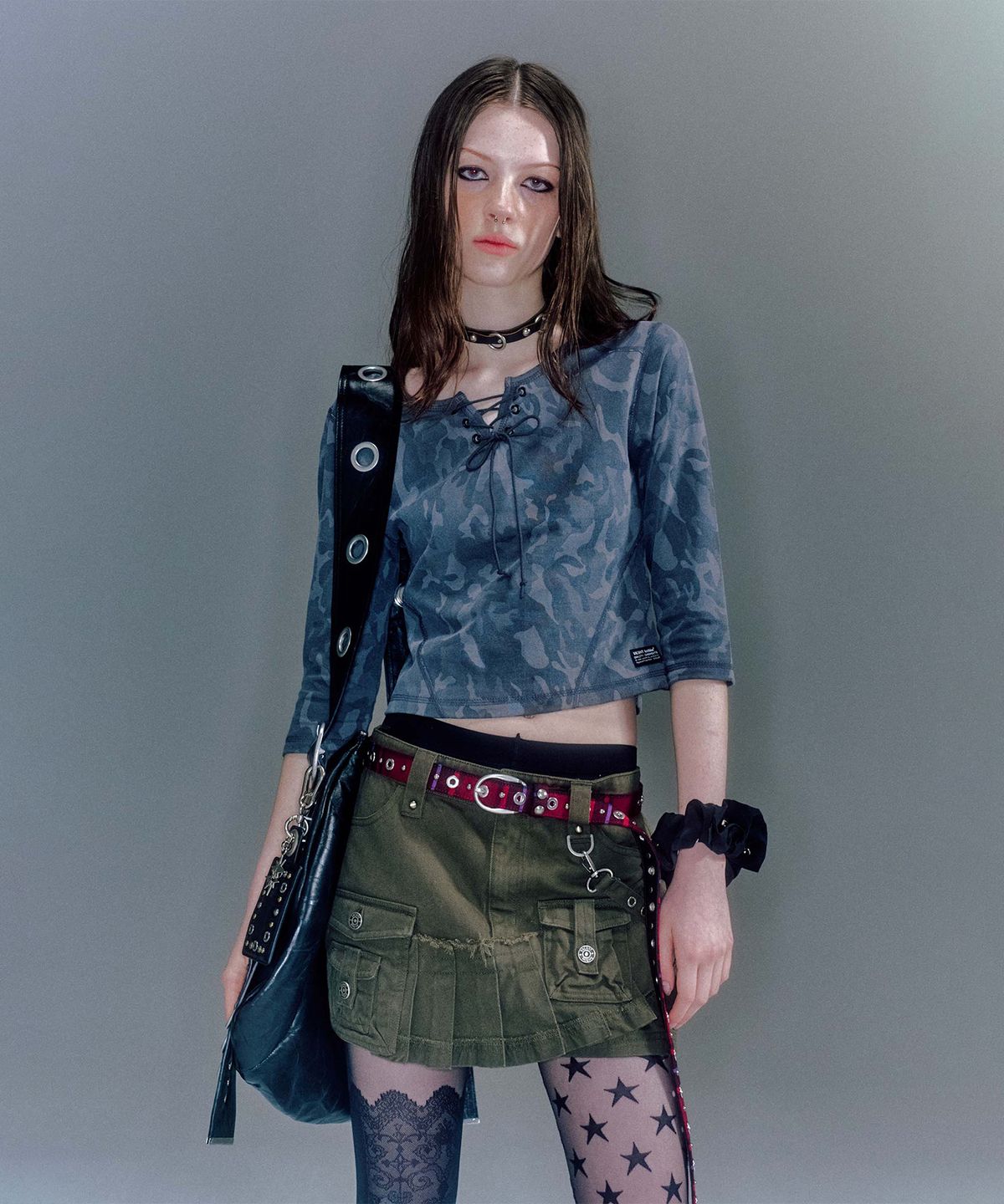 베이컨트 아카이브(VACANT ARCHIVE) KATHY CARGO MINI SKIRT (2COLOR)