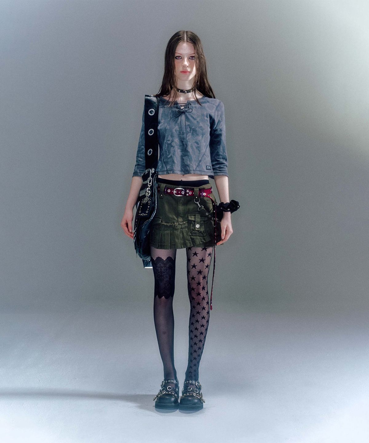 베이컨트 아카이브(VACANT ARCHIVE) KATHY CARGO MINI SKIRT (2COLOR)
