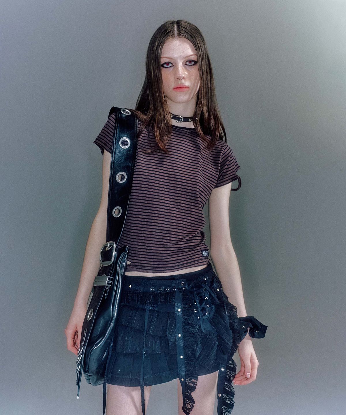 베이컨트 아카이브(VACANT ARCHIVE) LILLY LACE LAYERED MINI SKIRT (2COLOR)