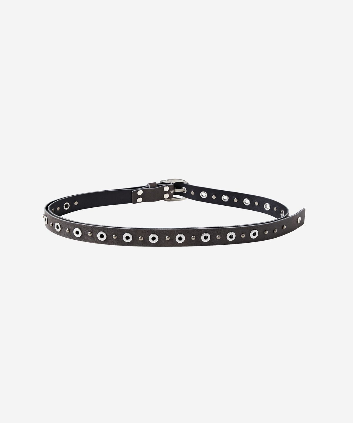 베이컨트 아카이브(VACANT ARCHIVE) LINKIN SKINNY EYELET BELT (2COLOR)