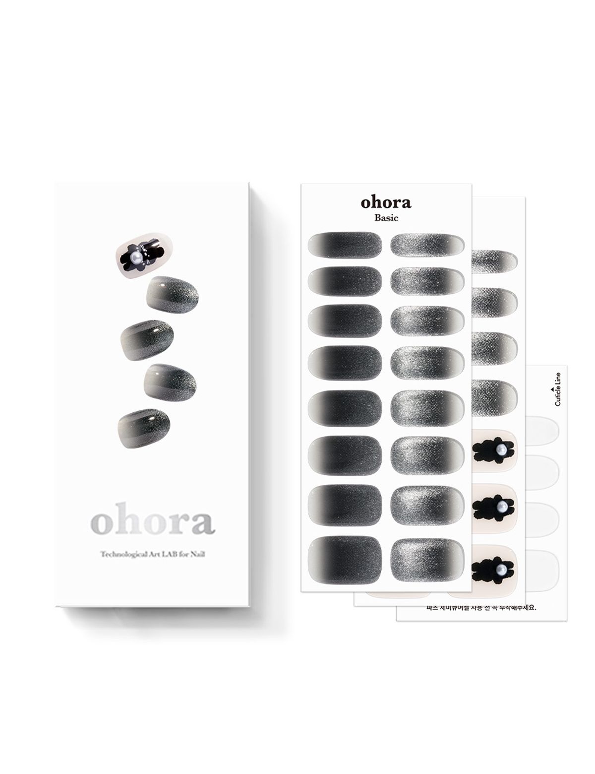 오호라(OHORA) N 블랙 버니 네일