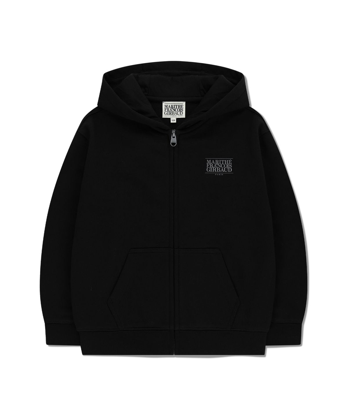 마리떼 키즈(MARITHÉ KIDS) KIDS BIG CLASSIC LOGO HOODIE ZIPUP black