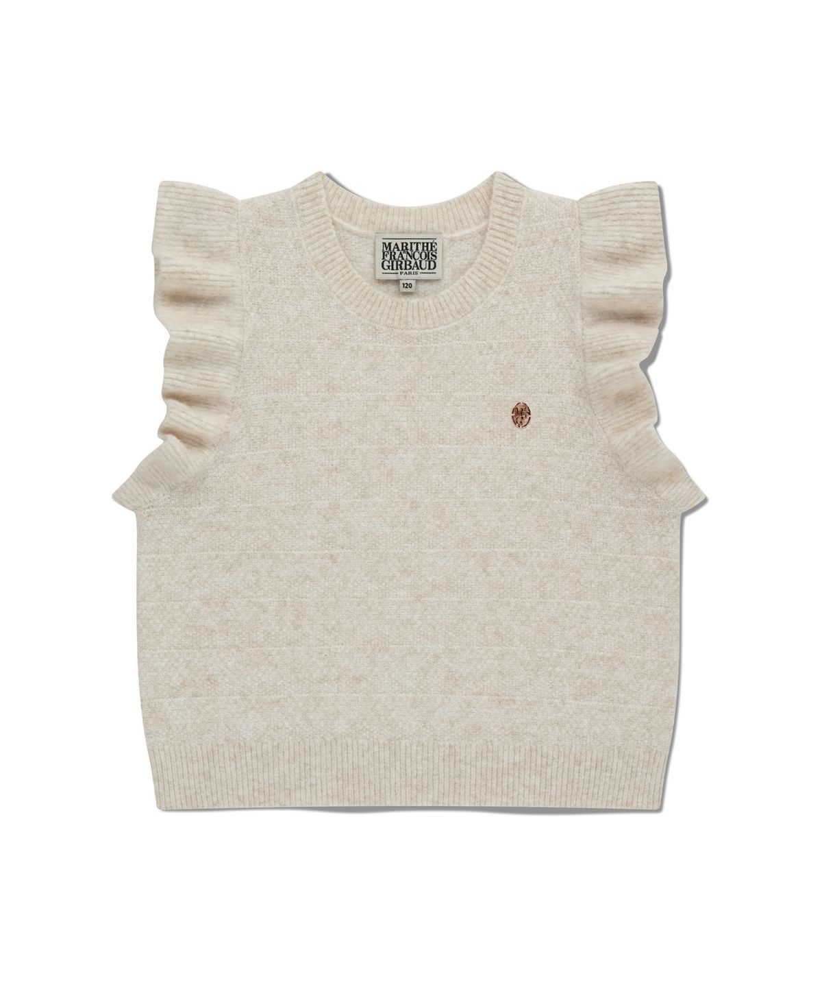 마리떼 키즈(MARITHÉ KIDS) KIDS W RUFFLE KNIT VEST cream