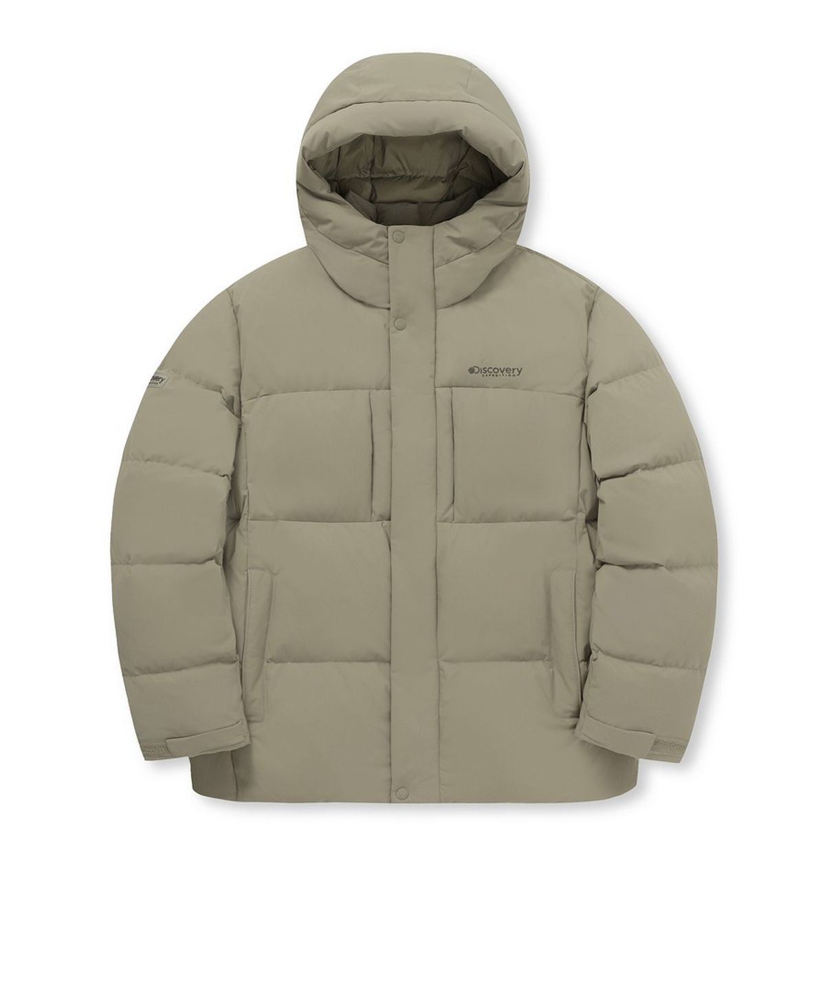 디스커버리 익스페디션(DISCOVERY EXPEDITION) 남성 레스터G 구스다운 숏패딩 (BEIGE)