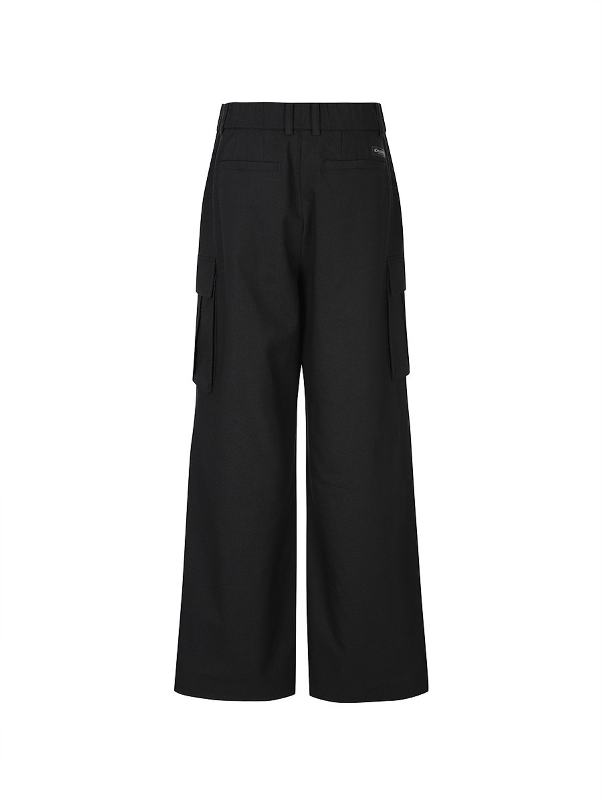 디스커버리 익스페디션(DISCOVERY EXPEDITION) 여성 기모 파라슈트 카고팬츠 (BLACK)