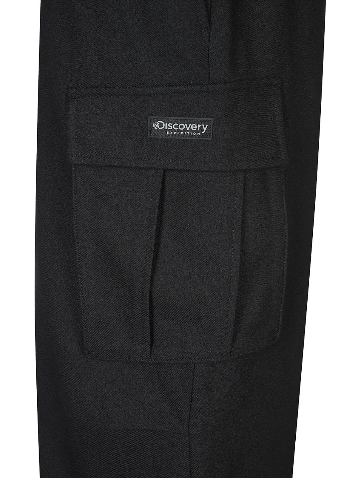 디스커버리 익스페디션(DISCOVERY EXPEDITION) 여성 기모 파라슈트 카고팬츠 (BLACK)