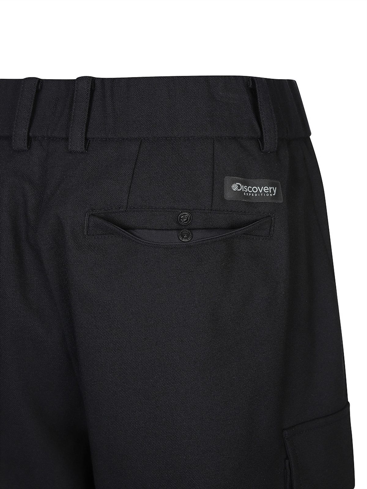 디스커버리 익스페디션(DISCOVERY EXPEDITION) 여성 기모 파라슈트 카고팬츠 (BLACK)