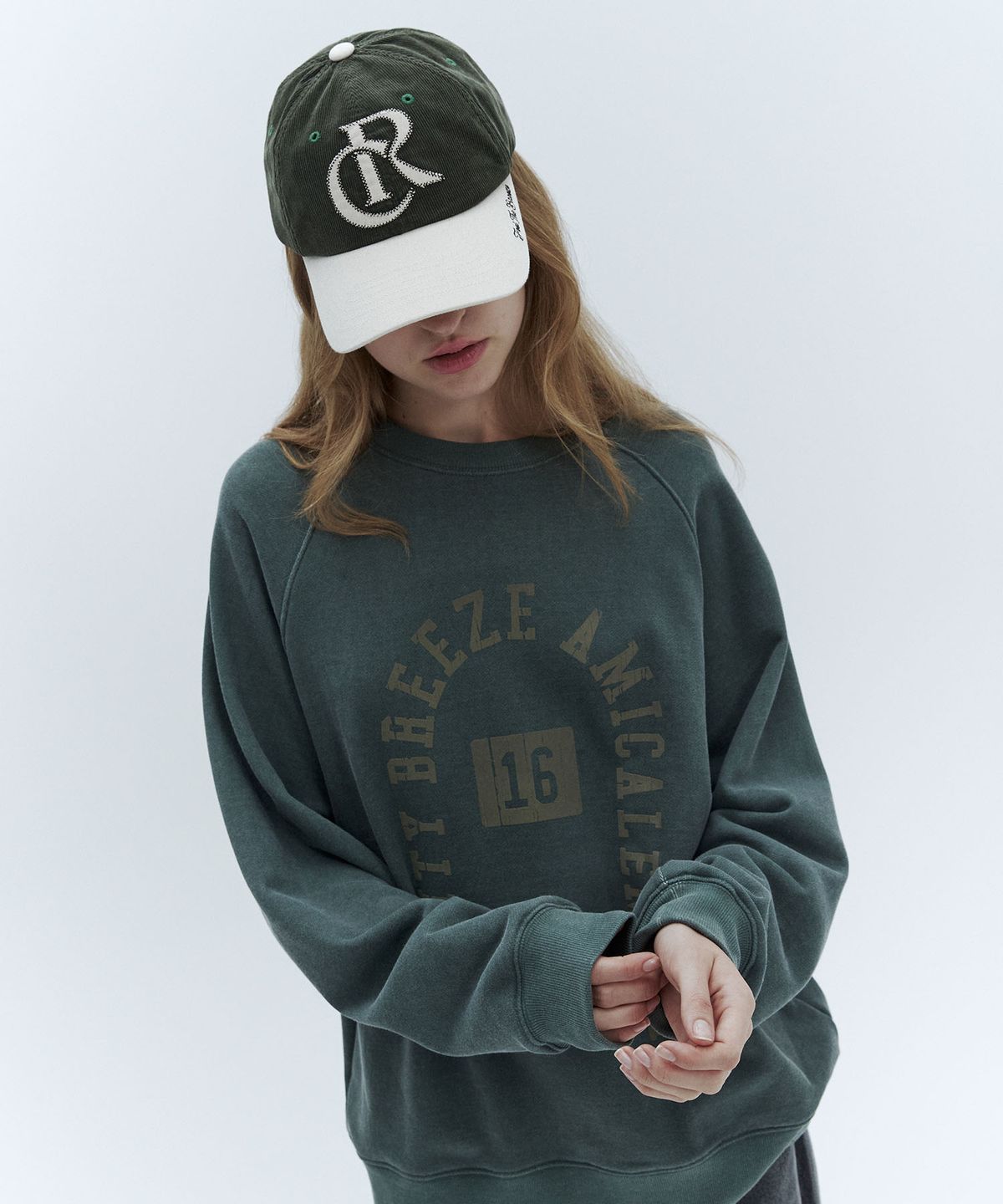 시티브리즈(CITYBREEZE) 코듀로이 컬러 블록 볼캡_2COLORS
