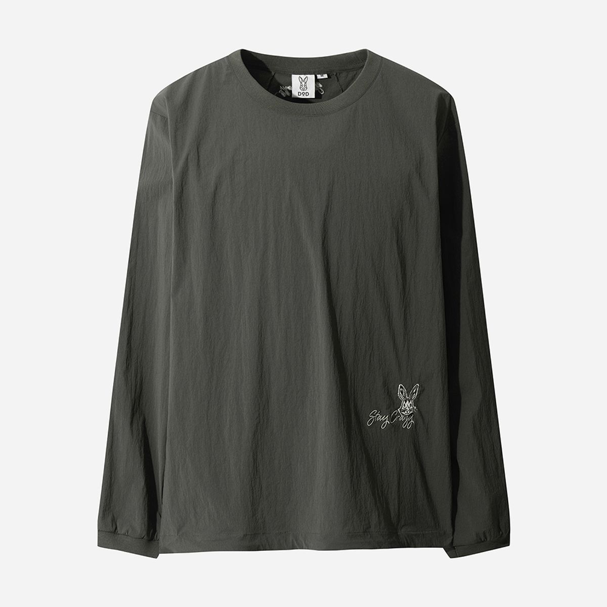 디오디(DOD) 마이로 긴팔 티셔츠(D.CHARCOAL GREY)