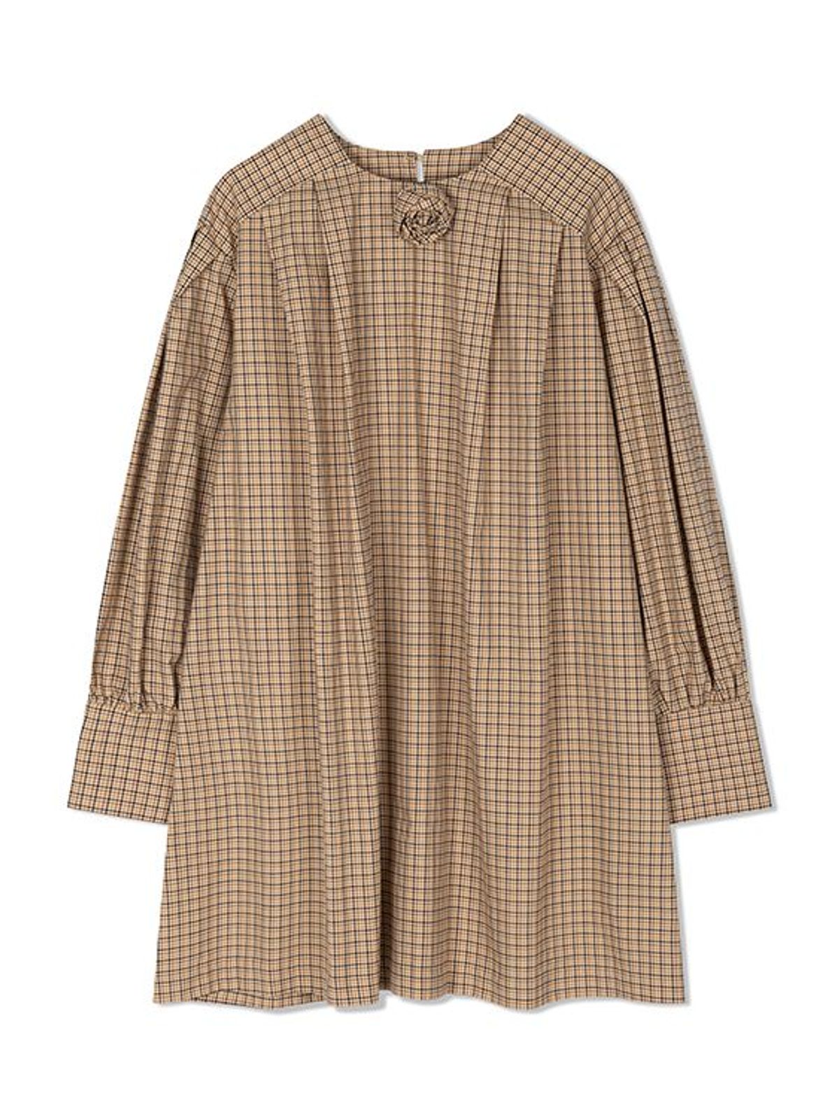 엔디에이 스튜디오(NDA STUDIO) Check puff Mini Onepiece