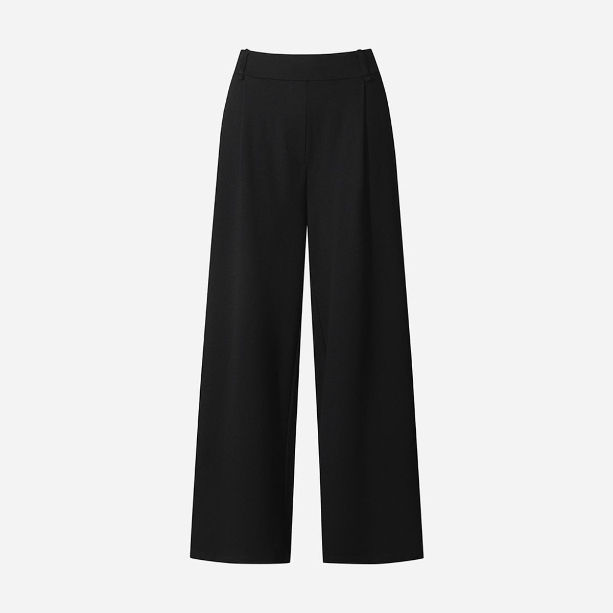 디오디(DOD) 내츄럴 와이드핏 팬츠 여자(BLACK)