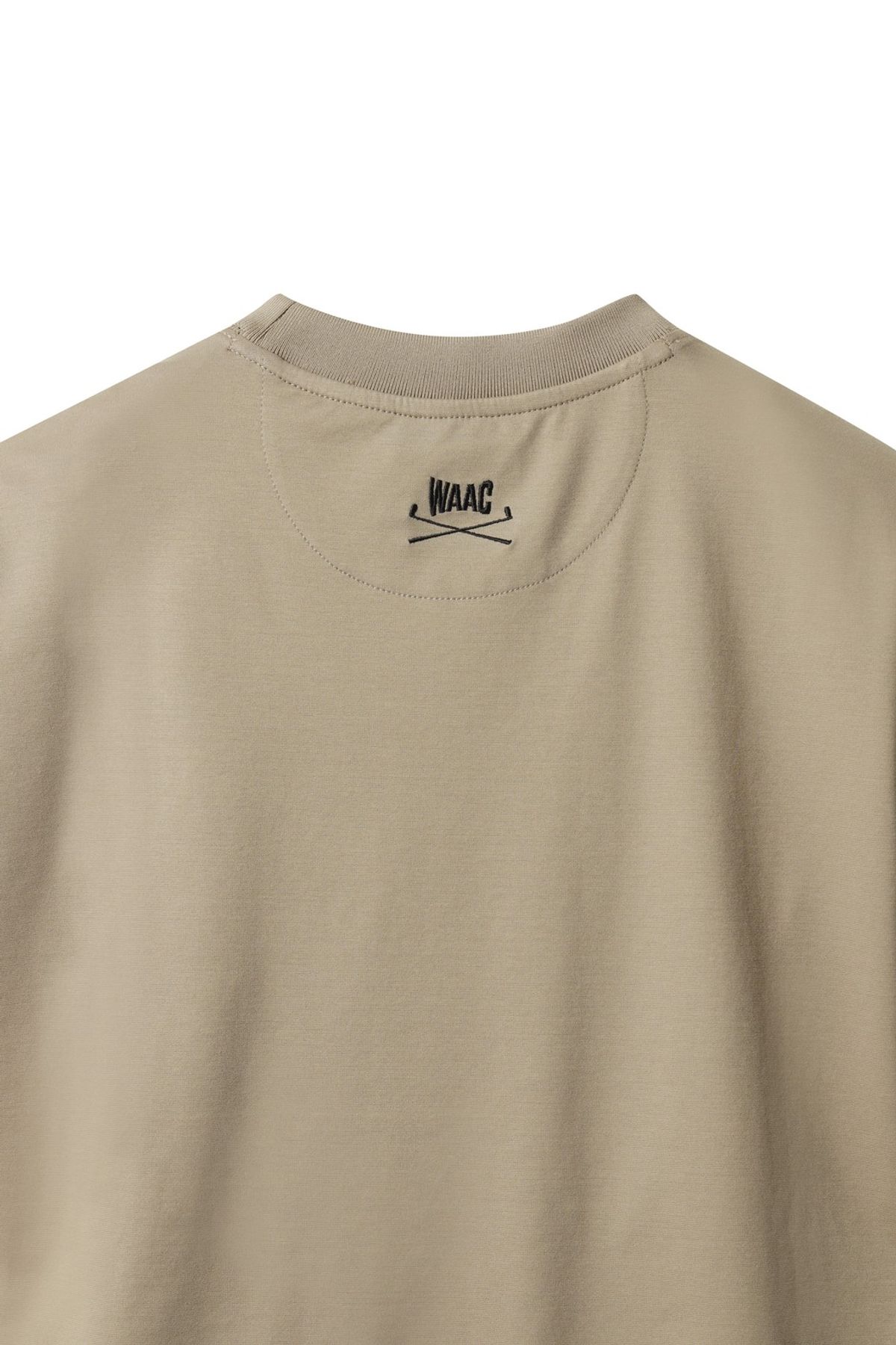 왁(WAAC) [JONES] Men Logo Crewneck T-shirt WMTCA25670BEX