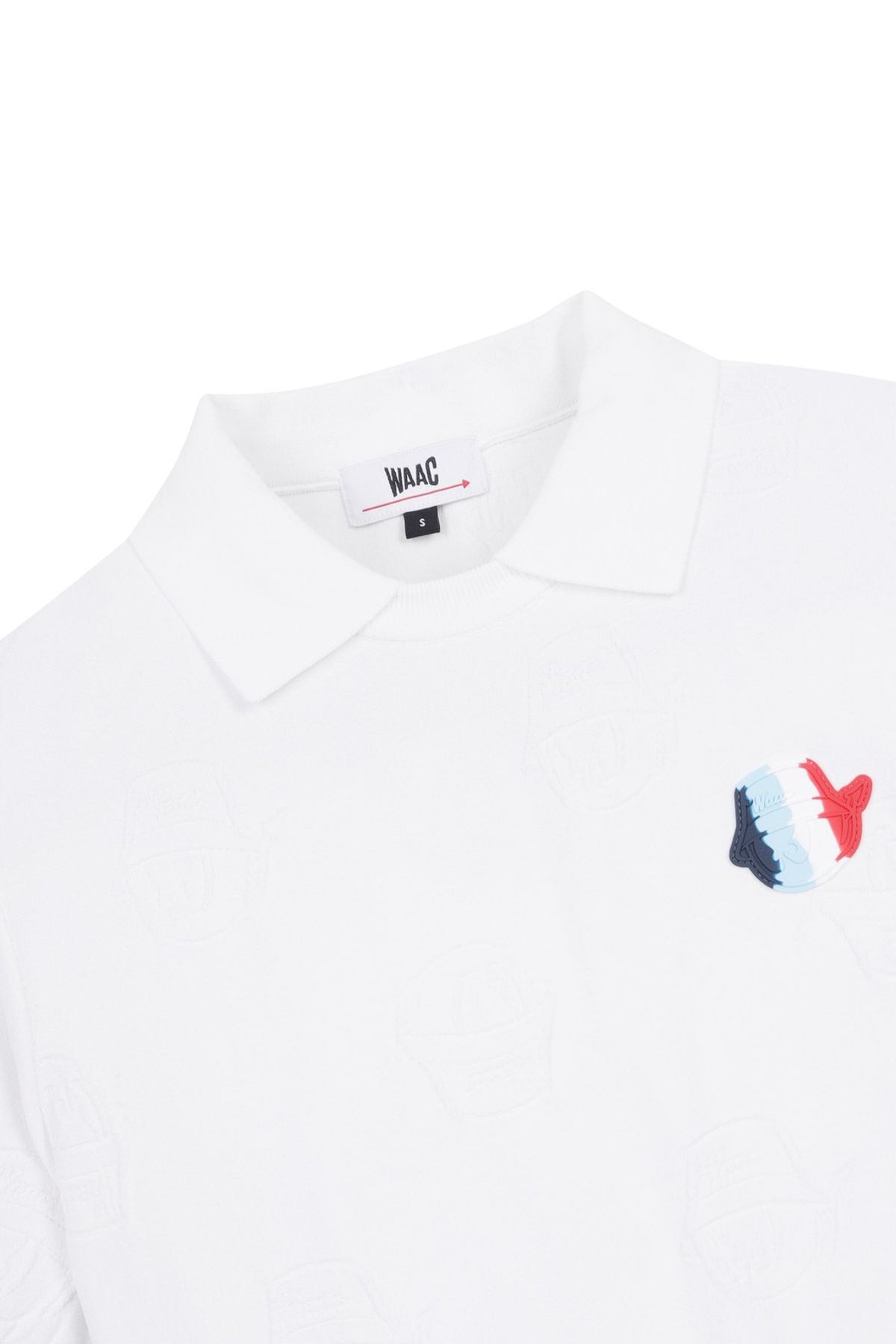왁(WAAC) Women WAACKY Jacquard Sweater WWWAM25202WHX