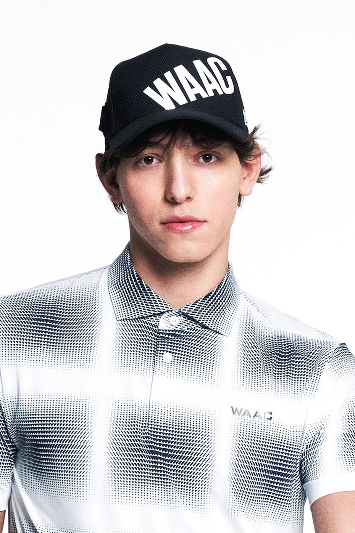 왁(WAAC) NEW ERA 940KF WAAC LOGO MESH CAP WGRCX25182BKX