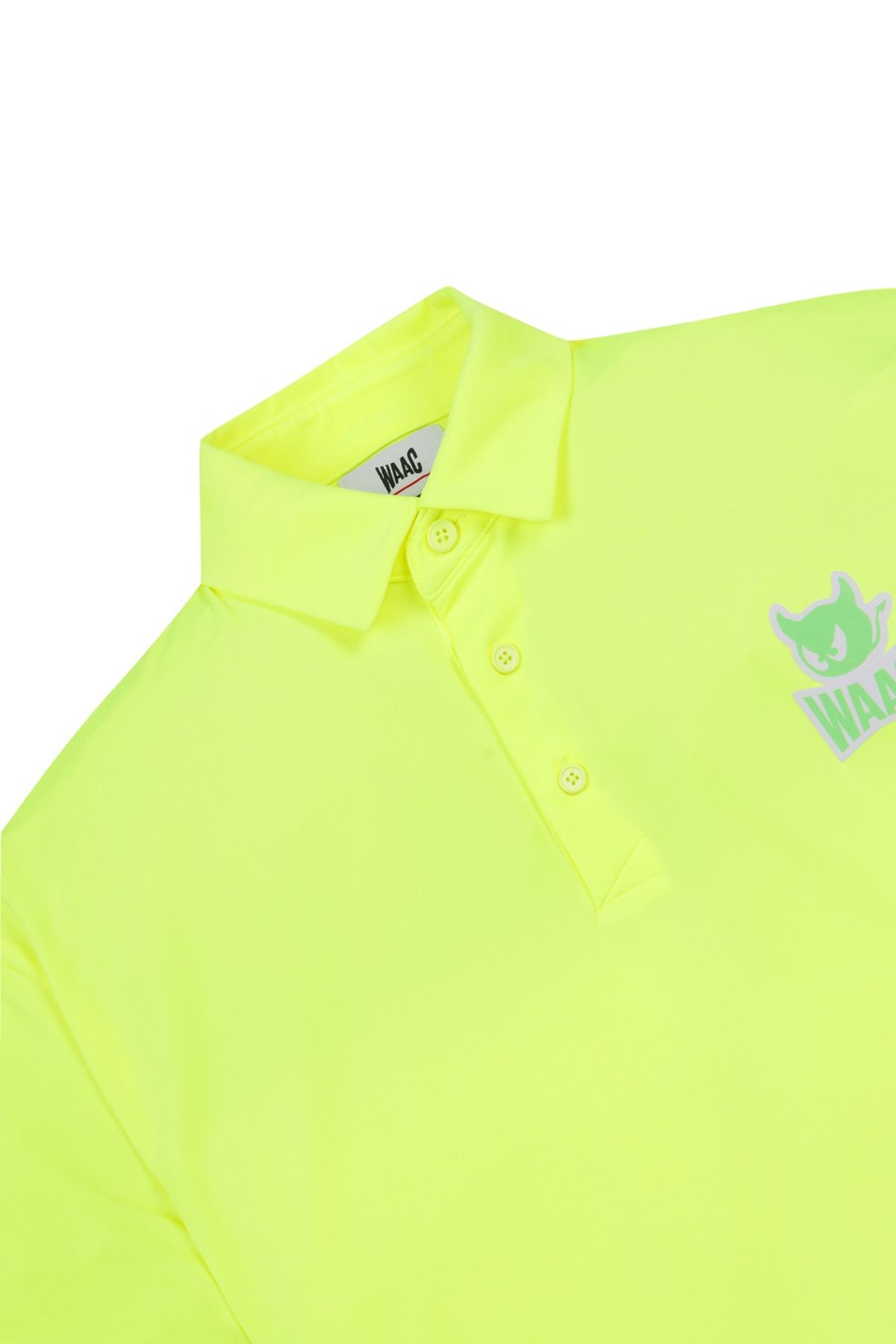 왁(WAAC) [Athletic] Men Neon Polo WTTCM25411YGN