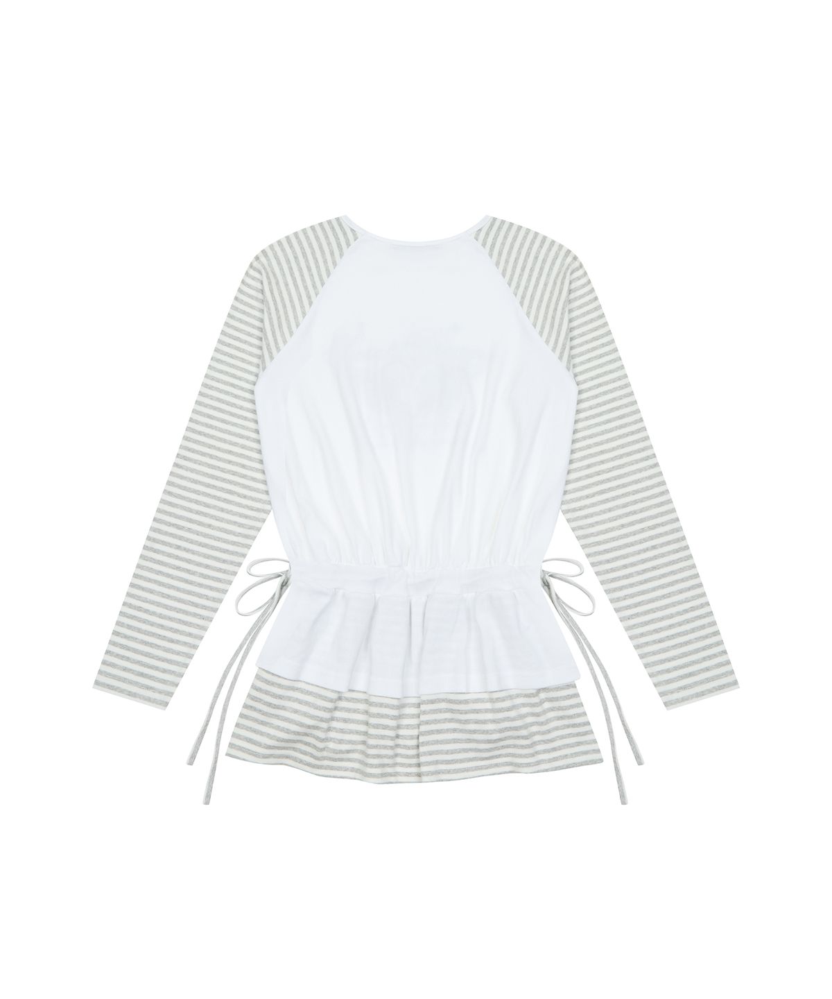 라티젠(LARTIGENT) L19 ANGEL FRILL T-SHIRT(GRAY)