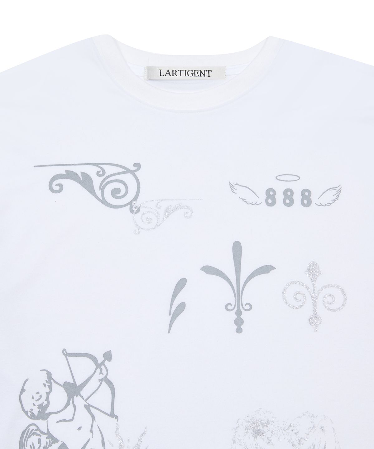 라티젠(LARTIGENT) L19 ANGEL T-SHIRT(WHITE)