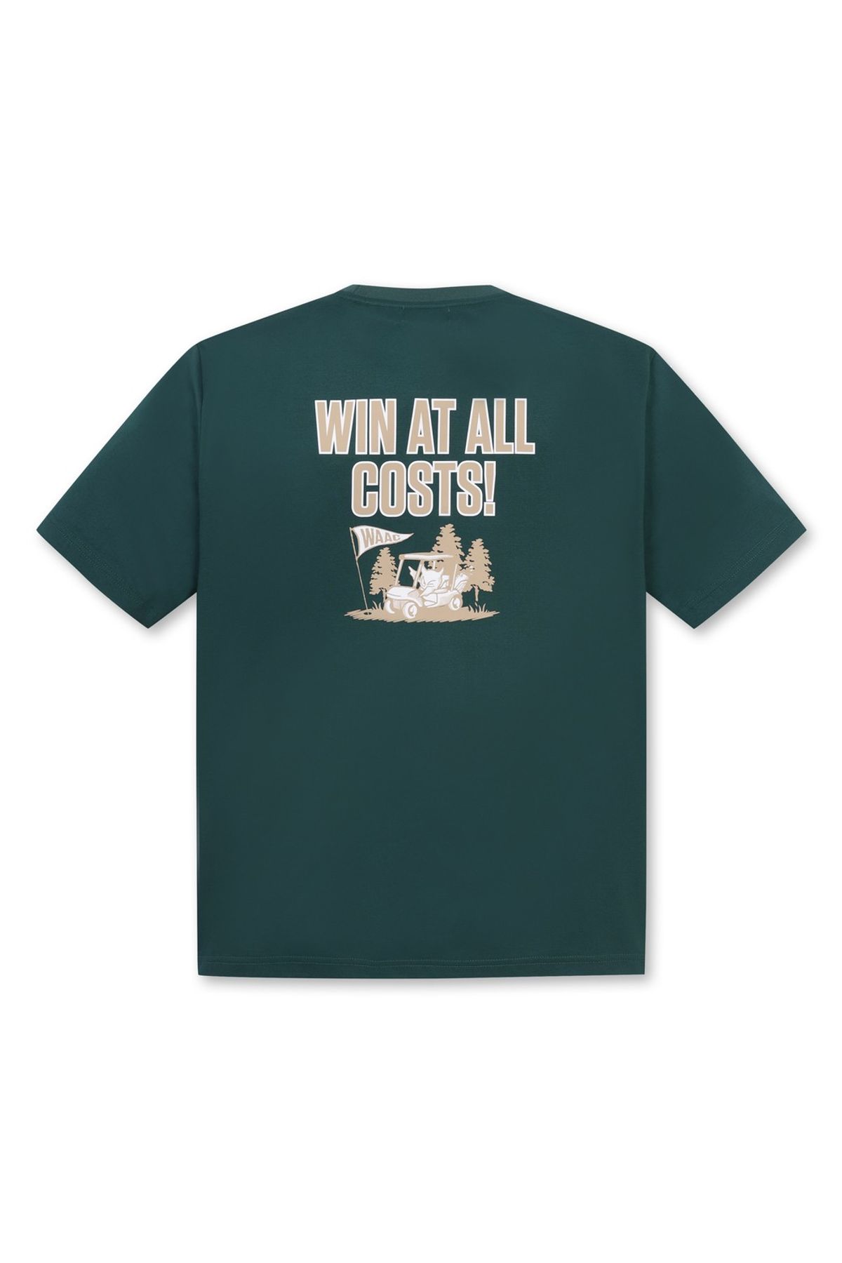 왁(WAAC) Uni WAACKY Crewneck SS Top WMTCM25211GRD
