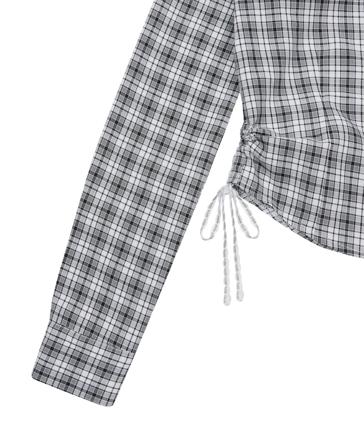 라티젠(LARTIGENT) L19 CHECK SHIRT(BLACK)