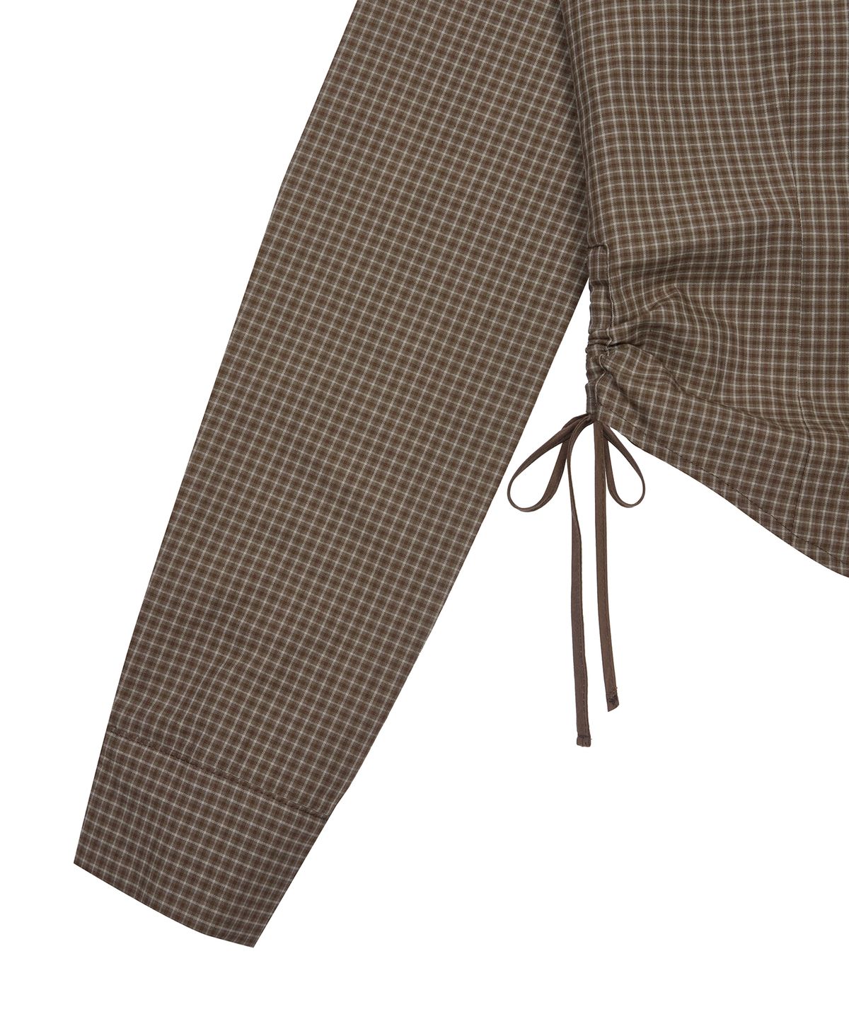 라티젠(LARTIGENT) L19 CHECK SHIRT(BROWN)