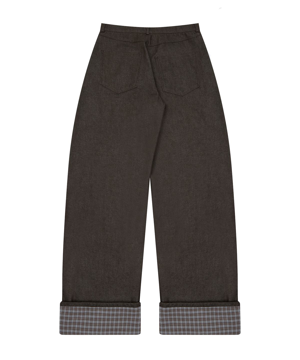 라티젠(LARTIGENT) L19 COLOR BUTTON PANTS(BROWN)