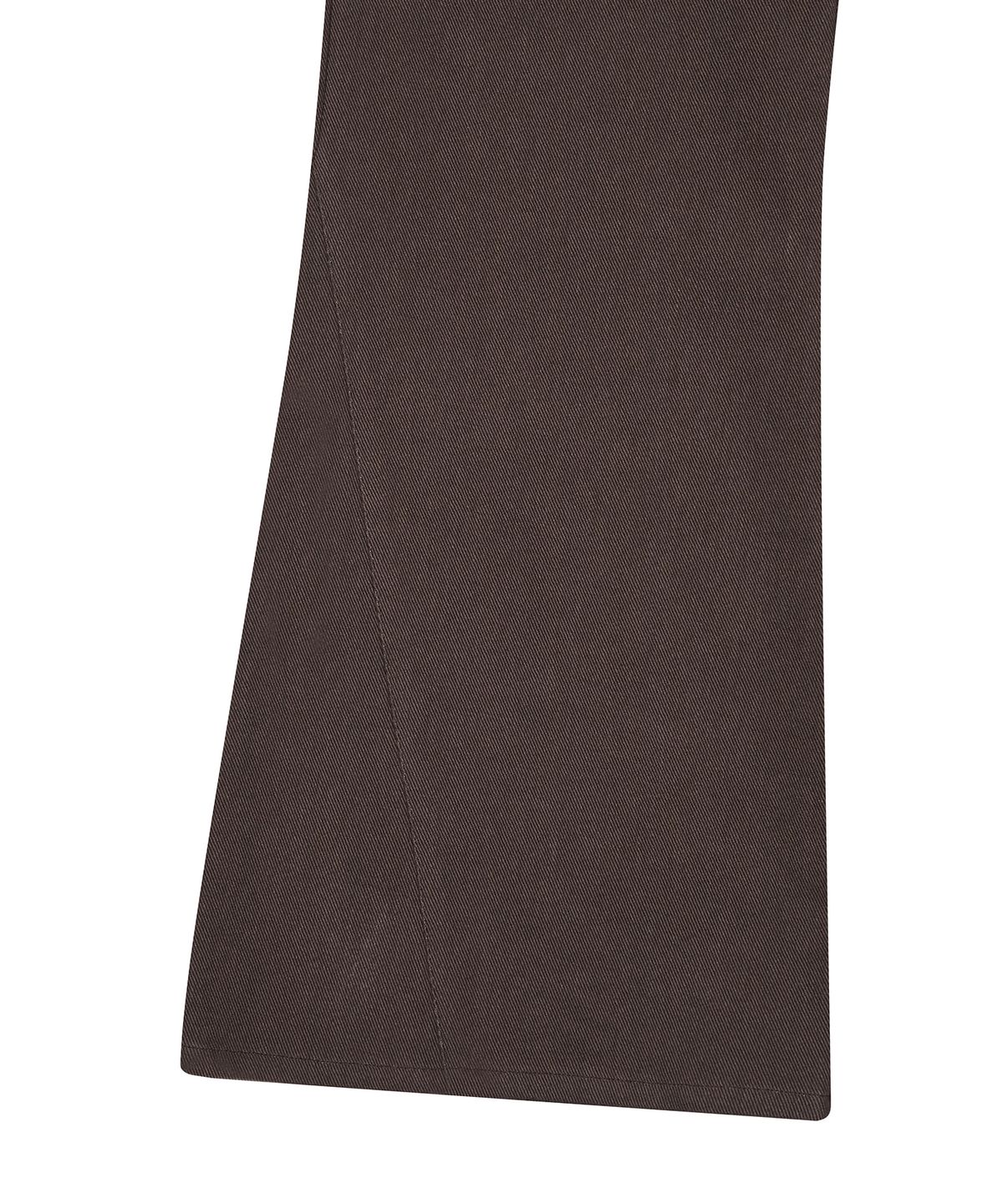 라티젠(LARTIGENT) L19 FRILL BOOTSCUT PANTS(BROWN)
