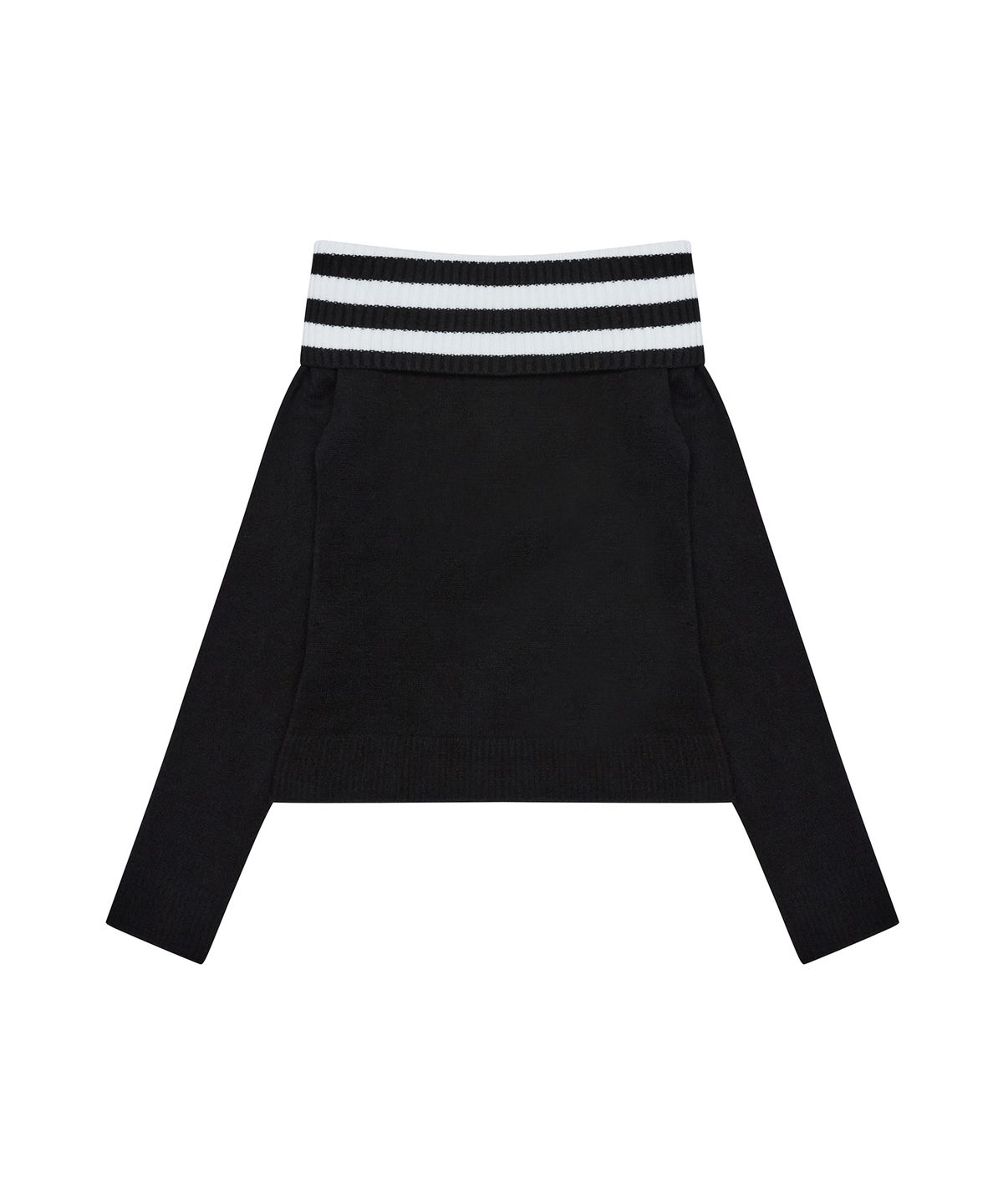 라티젠(LARTIGENT) L19 STAR OFF-SHOULDER KNIT(BLACK)