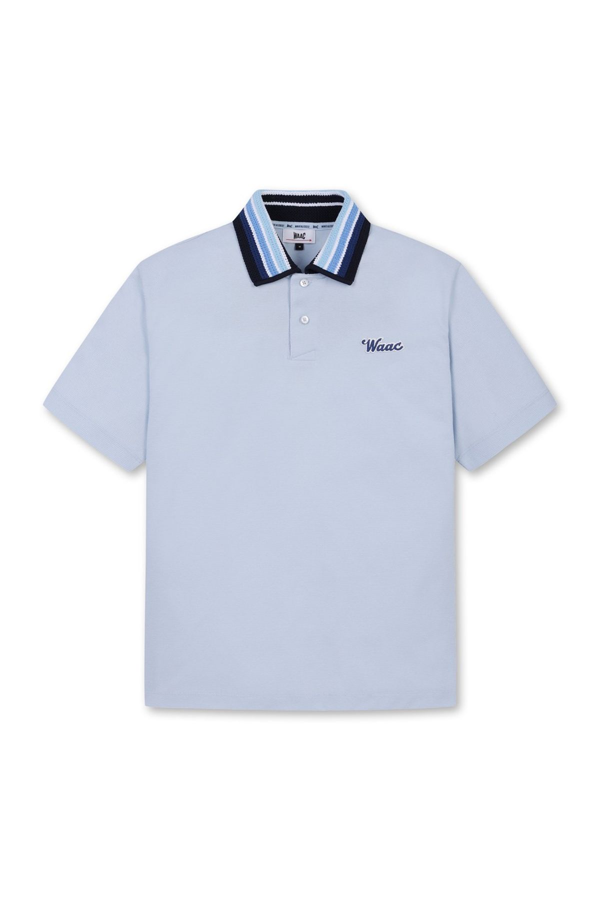 왁(WAAC) Men WAACKY Color Block Palm Tree SS Polo WMTCM25300SBX