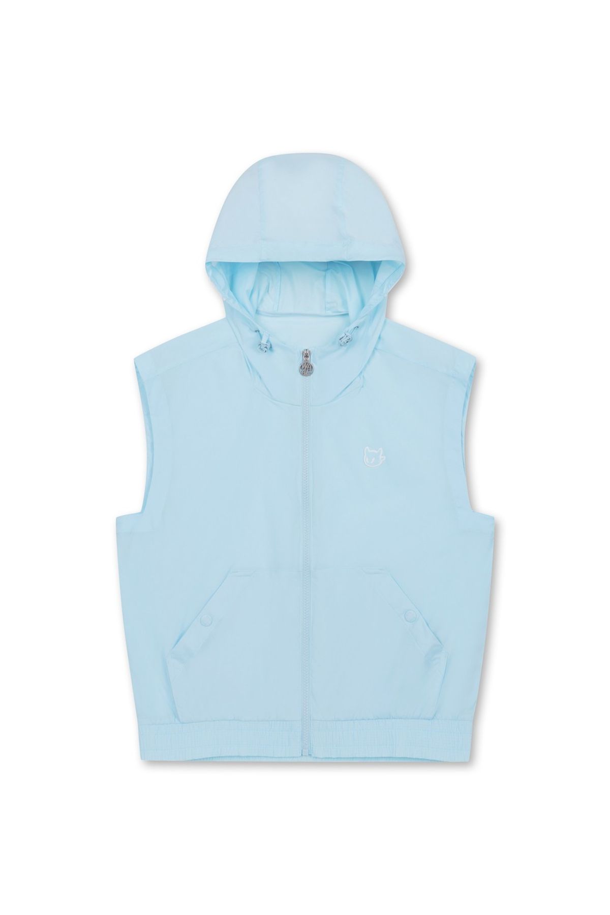 왁(WAAC) Women Light-weight Stretch Hoodie vest WWVAM25200SBX