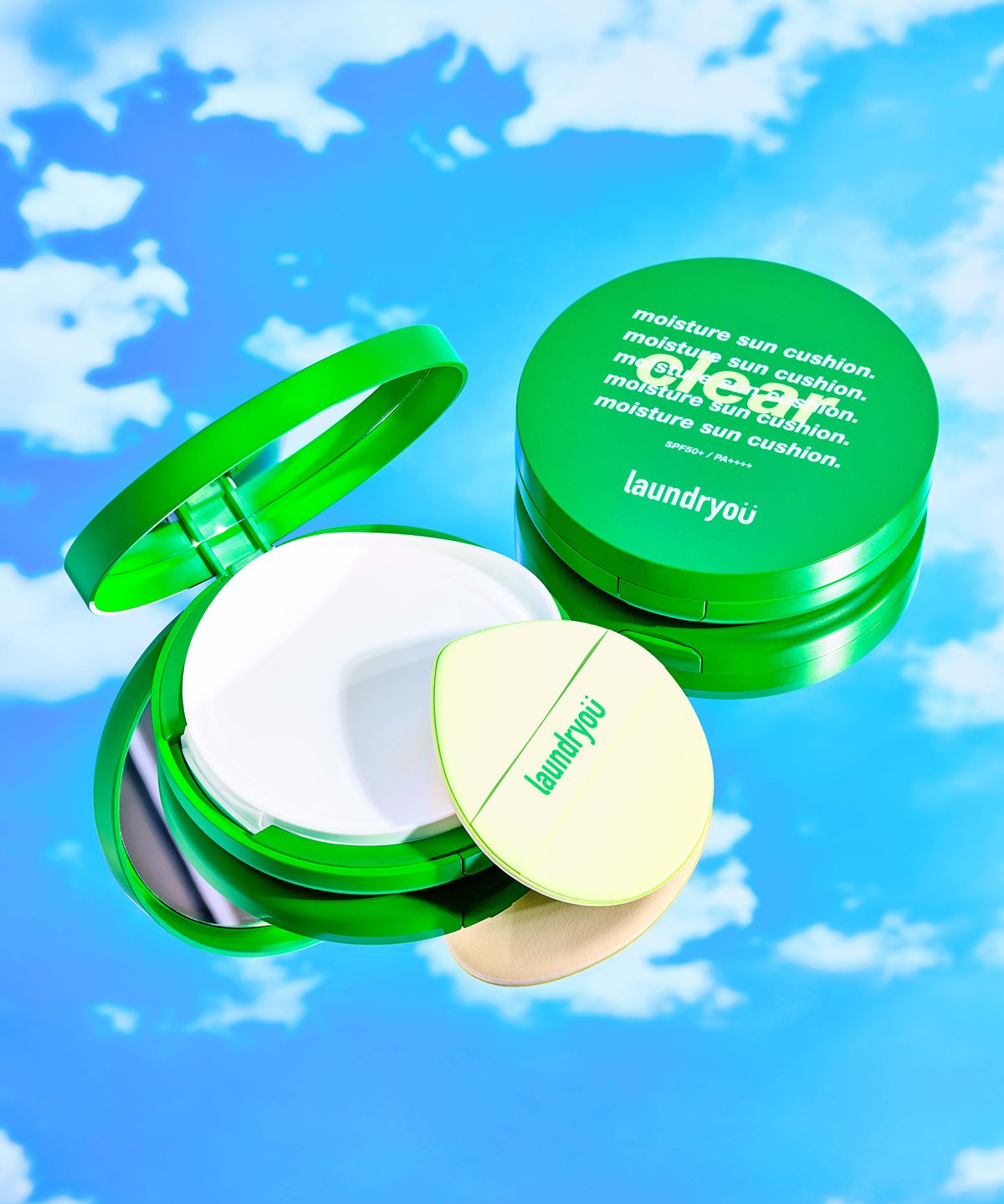 런드리유(LAUNDRYOU) 모이스처 선쿠션 클리어 25g (SPF50+/PA++++ )