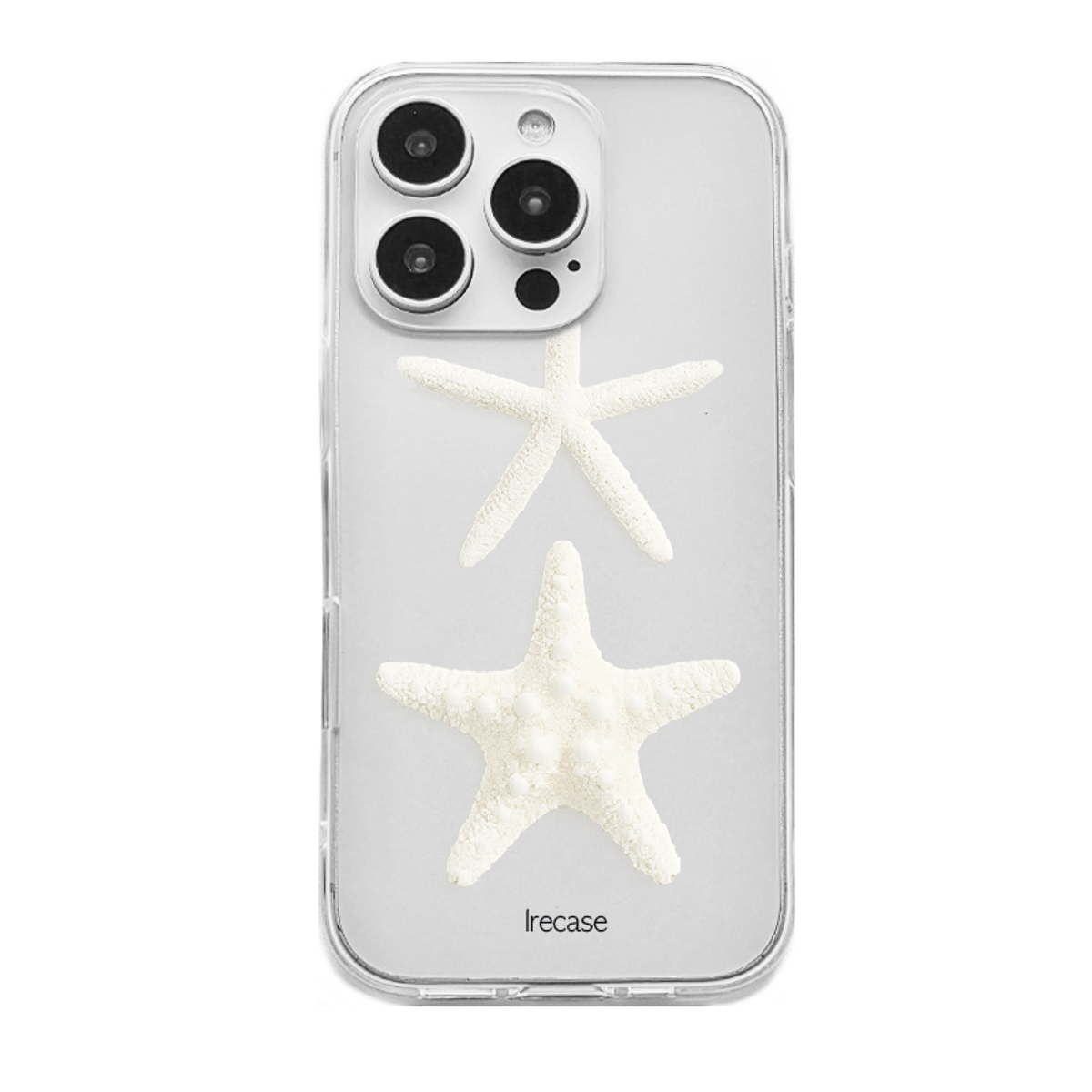 이레케이스앤굿즈(IRECASEGOODS) Twin Star 아이폰 투명 젤리케이스 핸드폰케이스