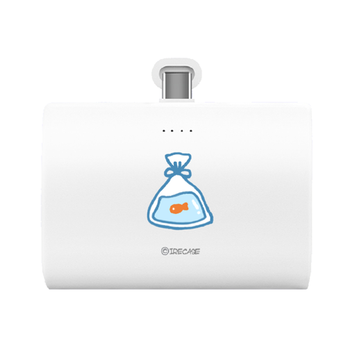 이레케이스앤굿즈(IRECASEGOODS) BZ 아기물고기 아이폰 갤럭시 듀얼 도킹 보조배터리 10000mah