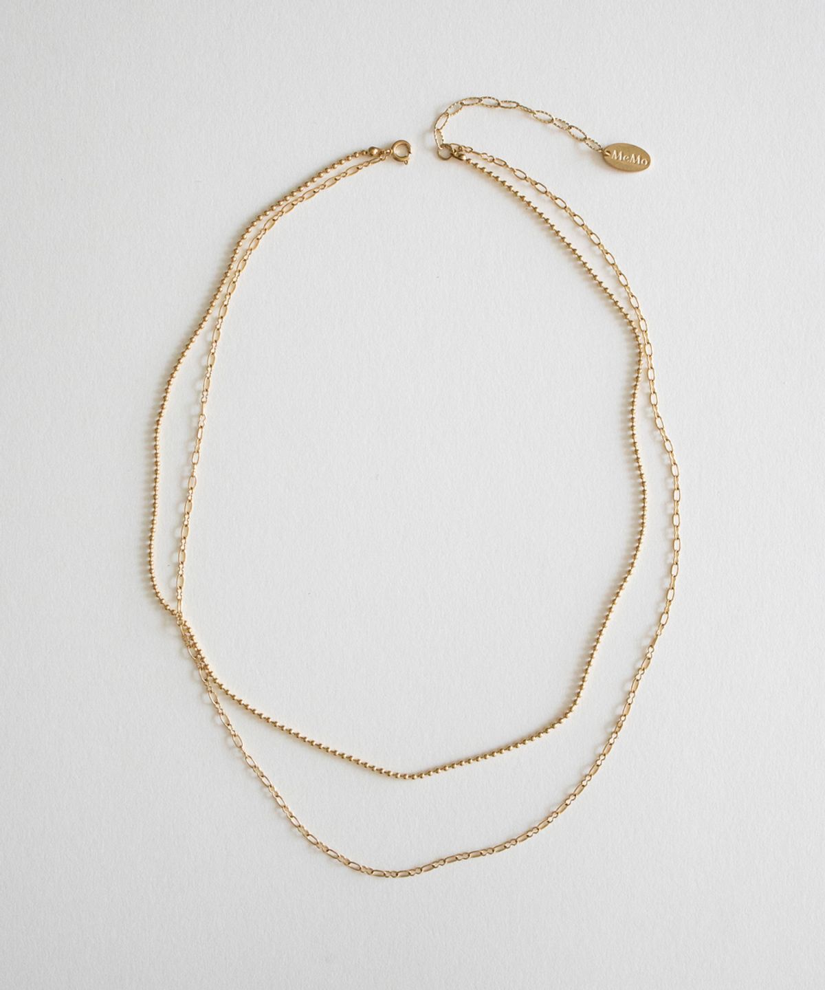 메리모티브(MERRYMOTIVE) Sunset mood 2chain layered necklace