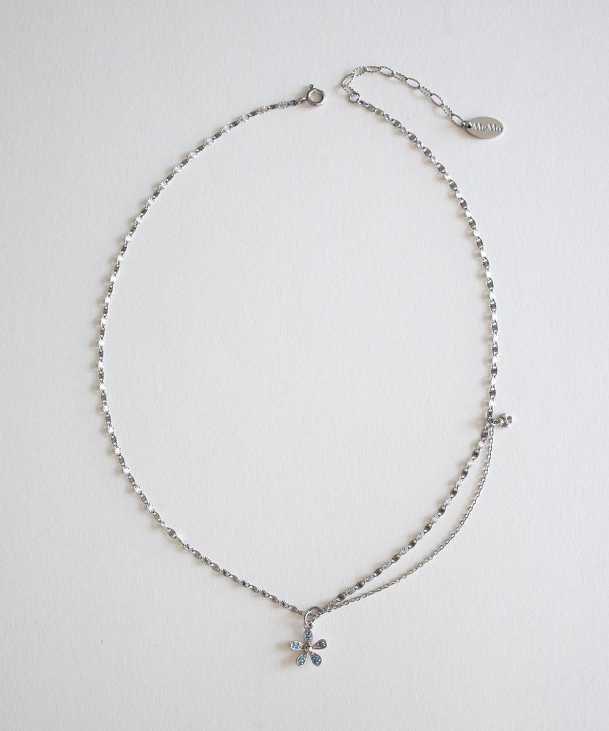 메리모티브(MERRYMOTIVE) Native flower motif chain necklace