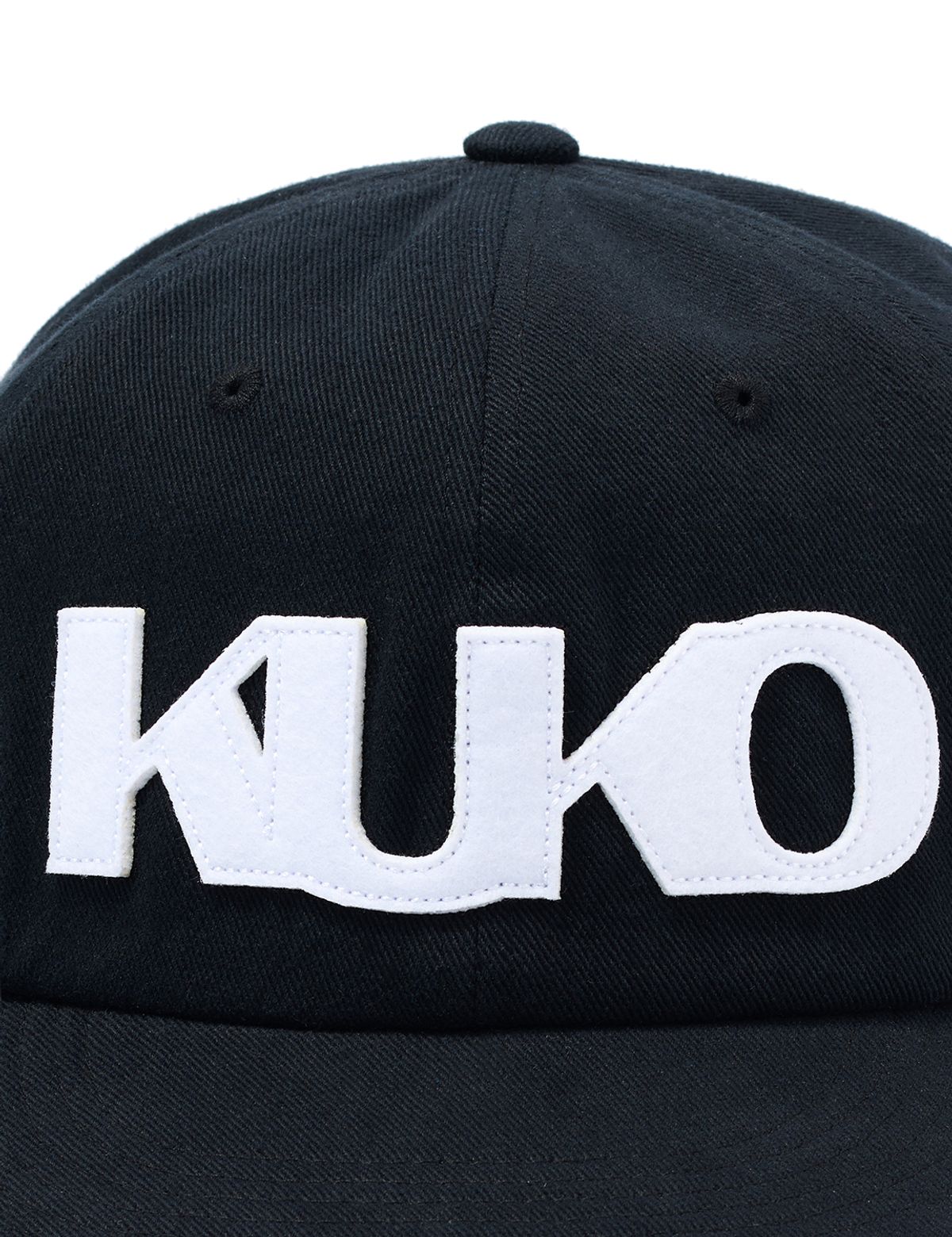 쿠코(KUKO) 쿠코 심볼 6패널 캡_블랙