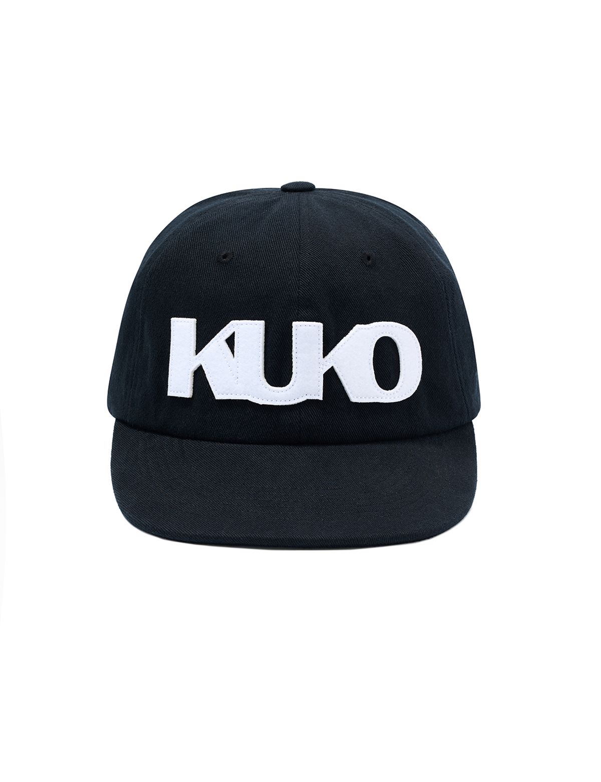 쿠코(KUKO) 쿠코 심볼 6패널 캡_블랙
