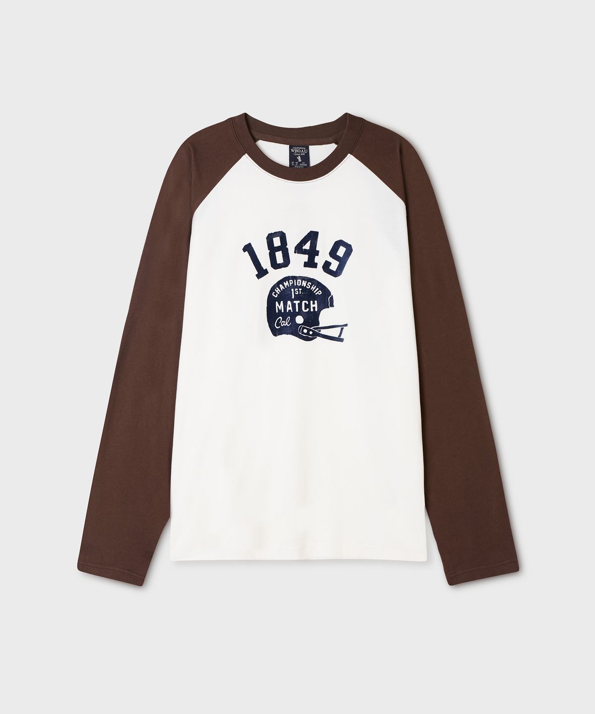 후아유(WHO.A.U) Campus Raglan Long Sleeve T-shirt / WHLAG3823U