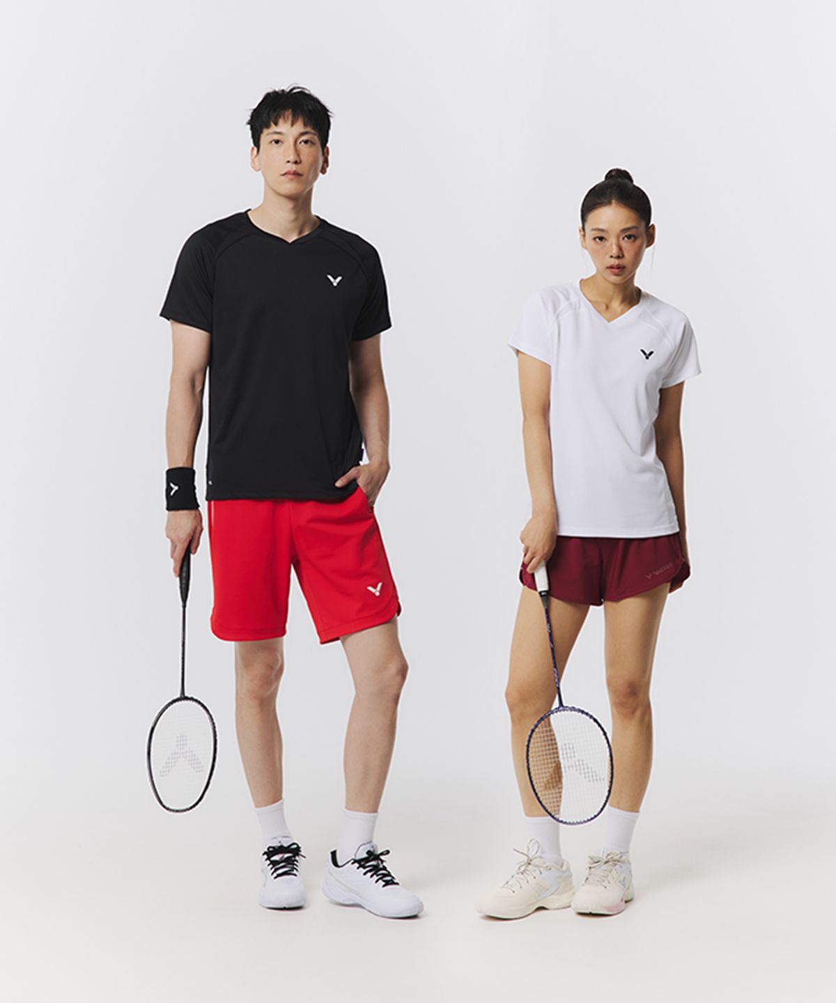 빅터(VICTOR) CLEANCUT TRAINING 배드민턴 남성 반팔 티셔츠 (VT25CTS003M)