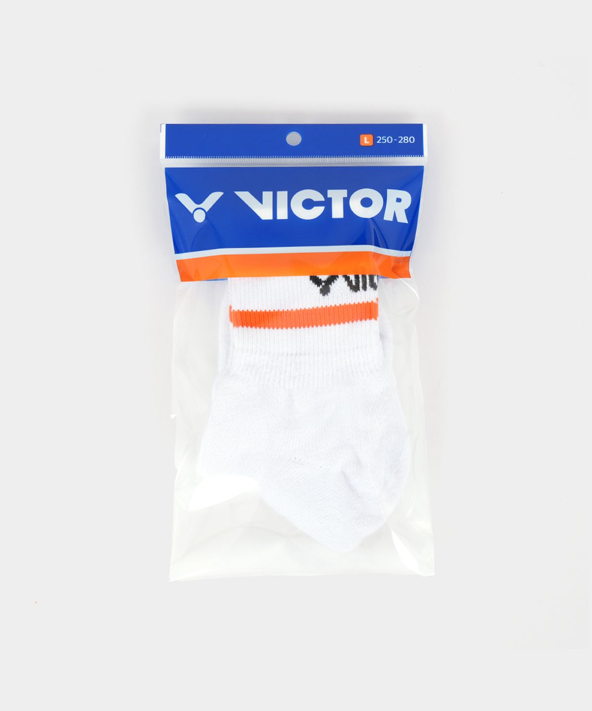빅터(VICTOR) 배드민턴 스포츠용 화이트 장목 양말 (VT25CSC202U)