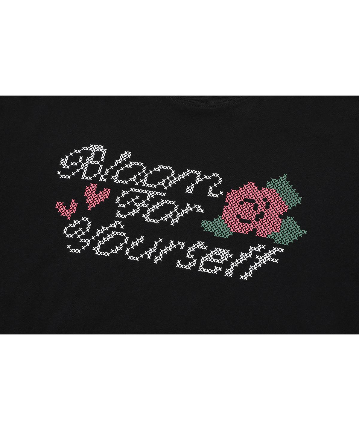 꼼파뇨(CPGN STUDIO) 로즈 블룸 롱슬리브 블랙