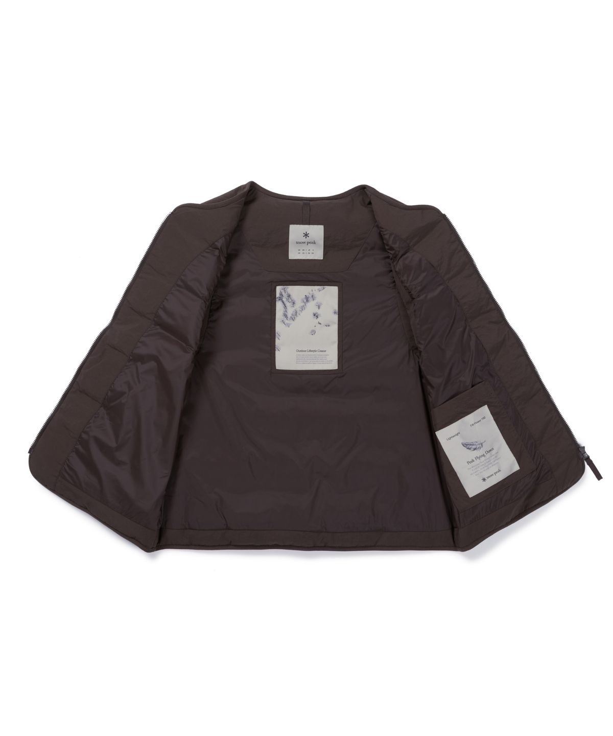 스노우피크 어패럴(SNOWPEAK APPAREL) 랜드 여성 경량 다운 베스트 (S26WWGDV61) Choco Brown