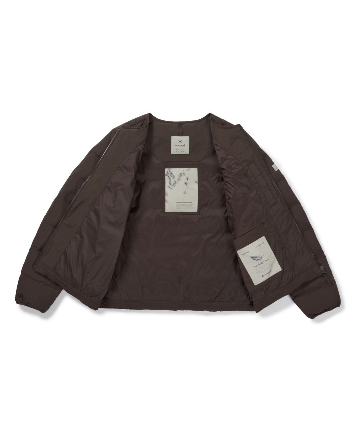 스노우피크 어패럴(SNOWPEAK APPAREL) 랜드 여성 경량 다운 자켓 (S26WWGDJ61) Choco Brown