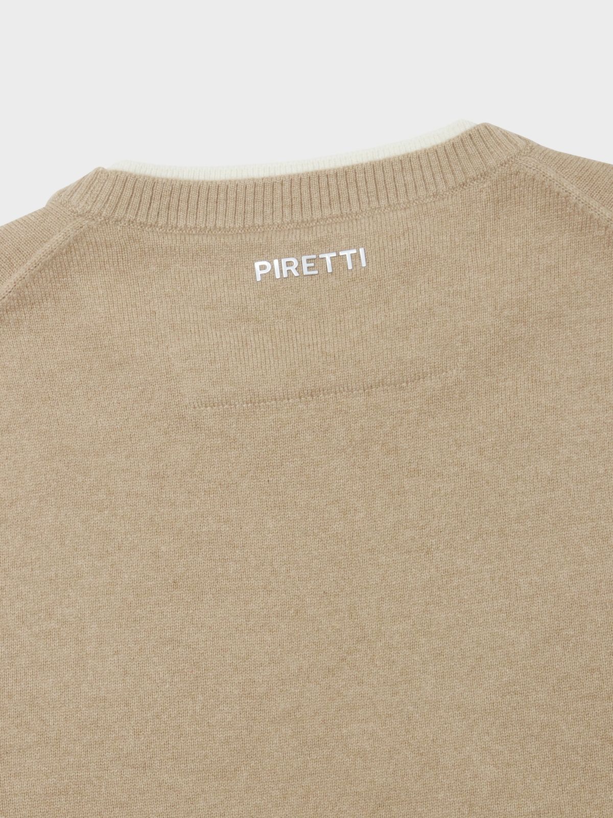 피레티(PIRETTI) 사보나 캐시미어 크루넥 M_Beige