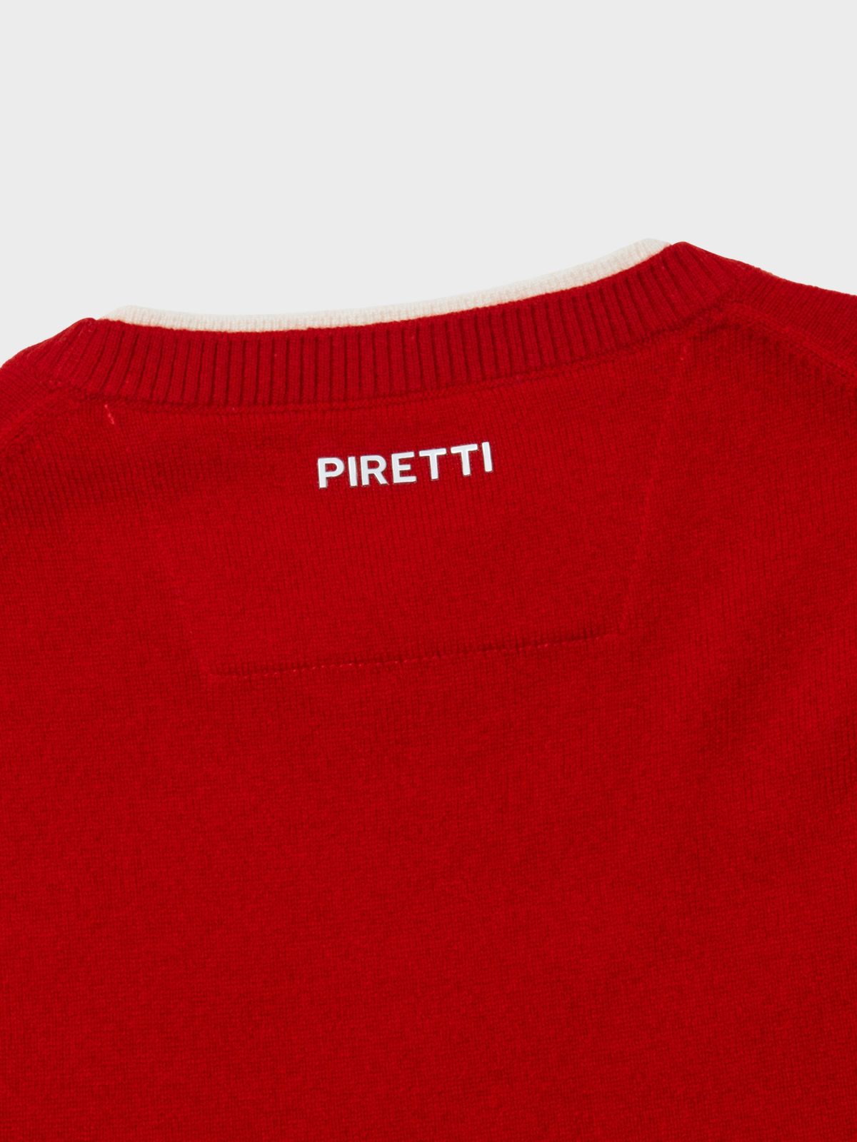 피레티(PIRETTI) 사보나 캐시미어 크루넥 M_Crimson