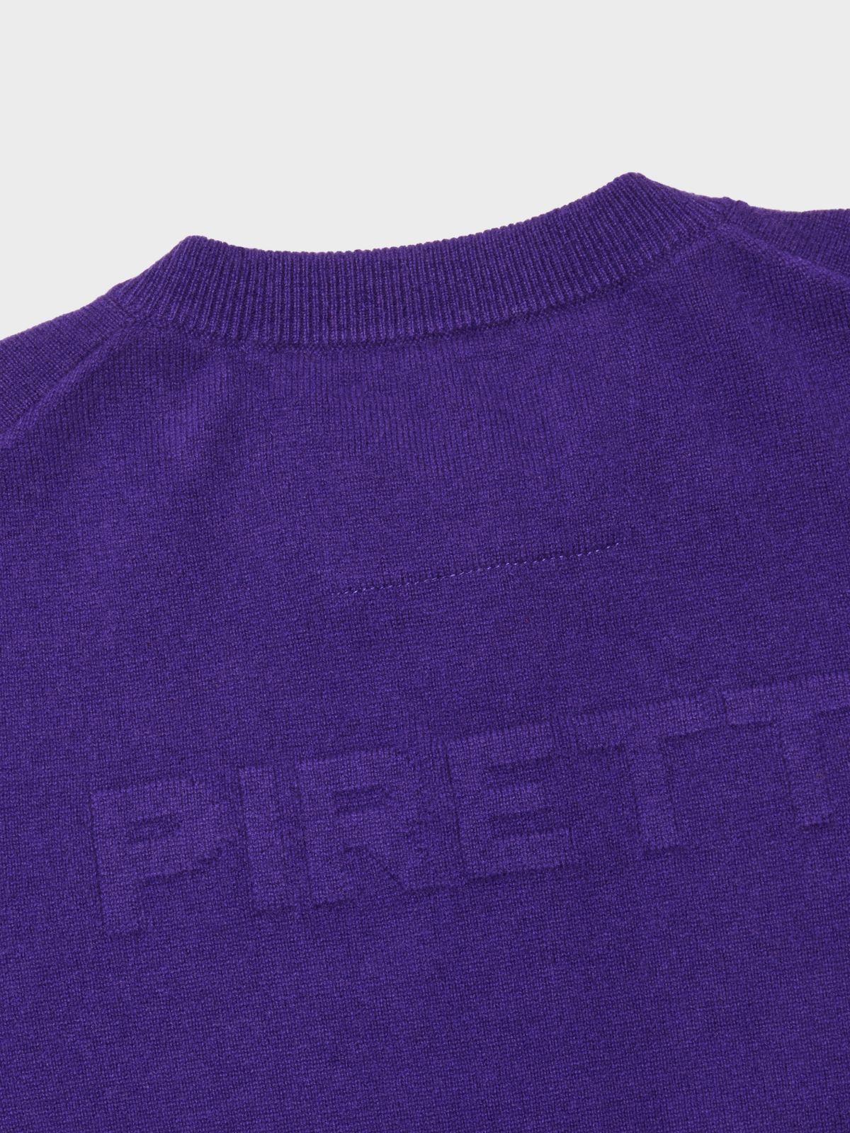 피레티(PIRETTI) 엘리트 캐시미어 라운드넥 가디건 W_Purple