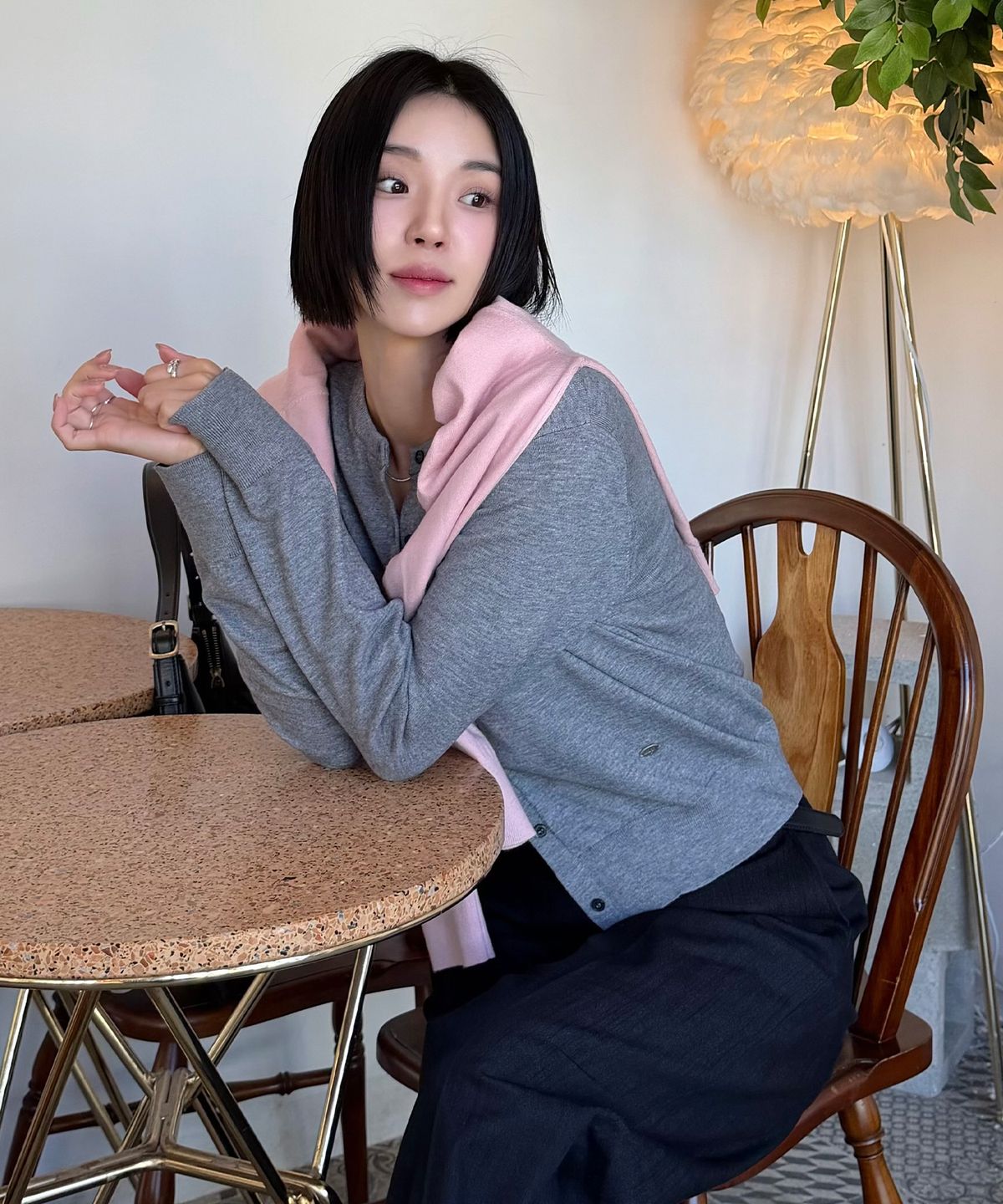 마인드브릿지 우먼(MIND BRIDGE WOMEN) [ON][W][2PACK]에센셜 가디건 - 5color