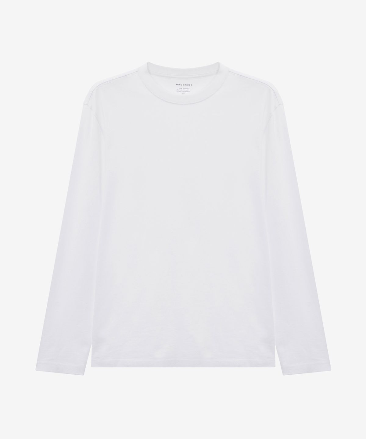 마인드브릿지(MINDBRIDGE) [2PACK]고밀도 순면  데일리 긴팔 티셔츠_2팩 - 2color