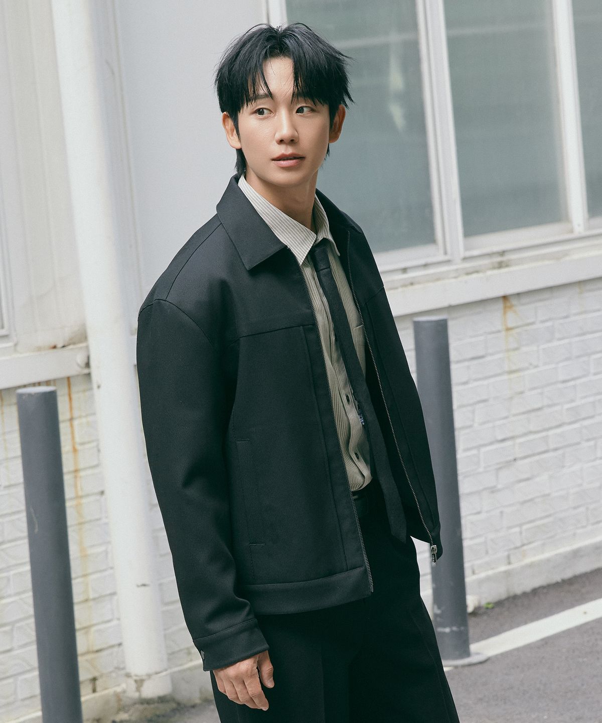 마인드브릿지(MINDBRIDGE) [COUTURE]트윌 집업 트러커