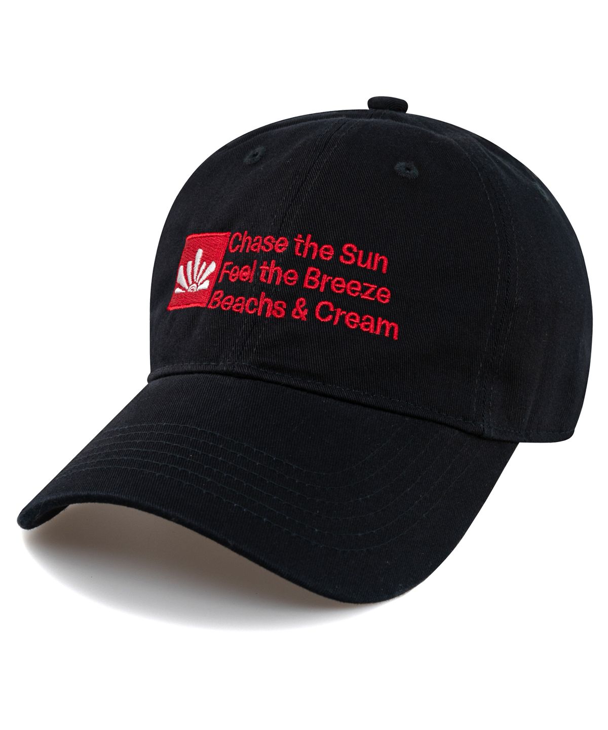 비치스앤크림(BEACHESANDCREAM) Chase the Sun BALL CAP-NAVY