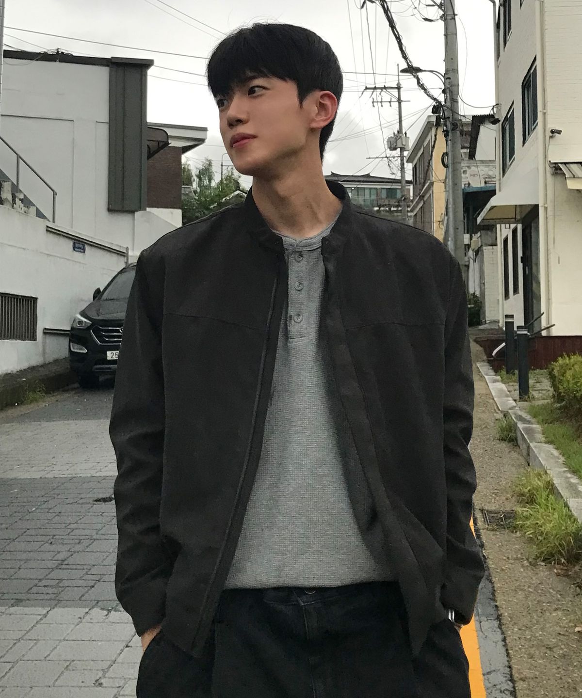 마인드브릿지(MINDBRIDGE) 스탠에리 스웨이드 트러커 - 2color